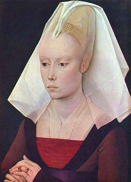 Rogier van der Weyden Portrait einer Dame oil painting image